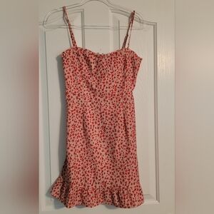 Princess Polly Pink and Red Floral Dress NWT